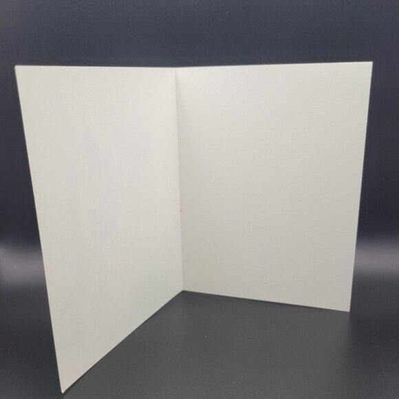 Vintage Greeting Card USA Flag Front Porch with Flowers Art Unused Envelope - Picture 3 of 6